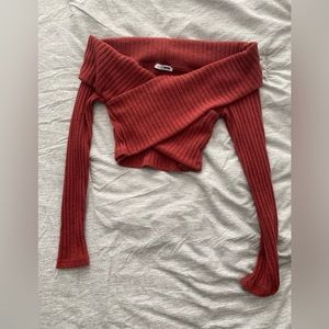 Sweater crop top